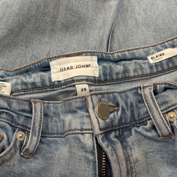 Dear John Classic Blue Straight Leg Jeans - Picture 3 of 6